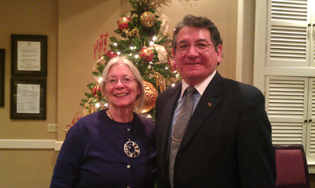 Kathleen de Marrais and Fausto Sarmiento